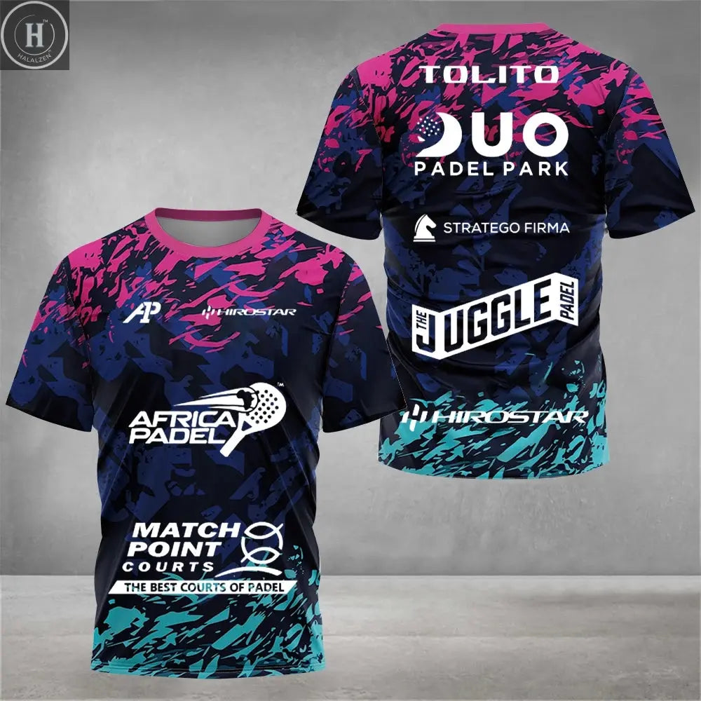 2025 Summer New Men's Tennis Training Clothes Breathable Tennis Short-sleeved Tops Quick-drying Fitness T-shirt Men's Clothing HALALZEN