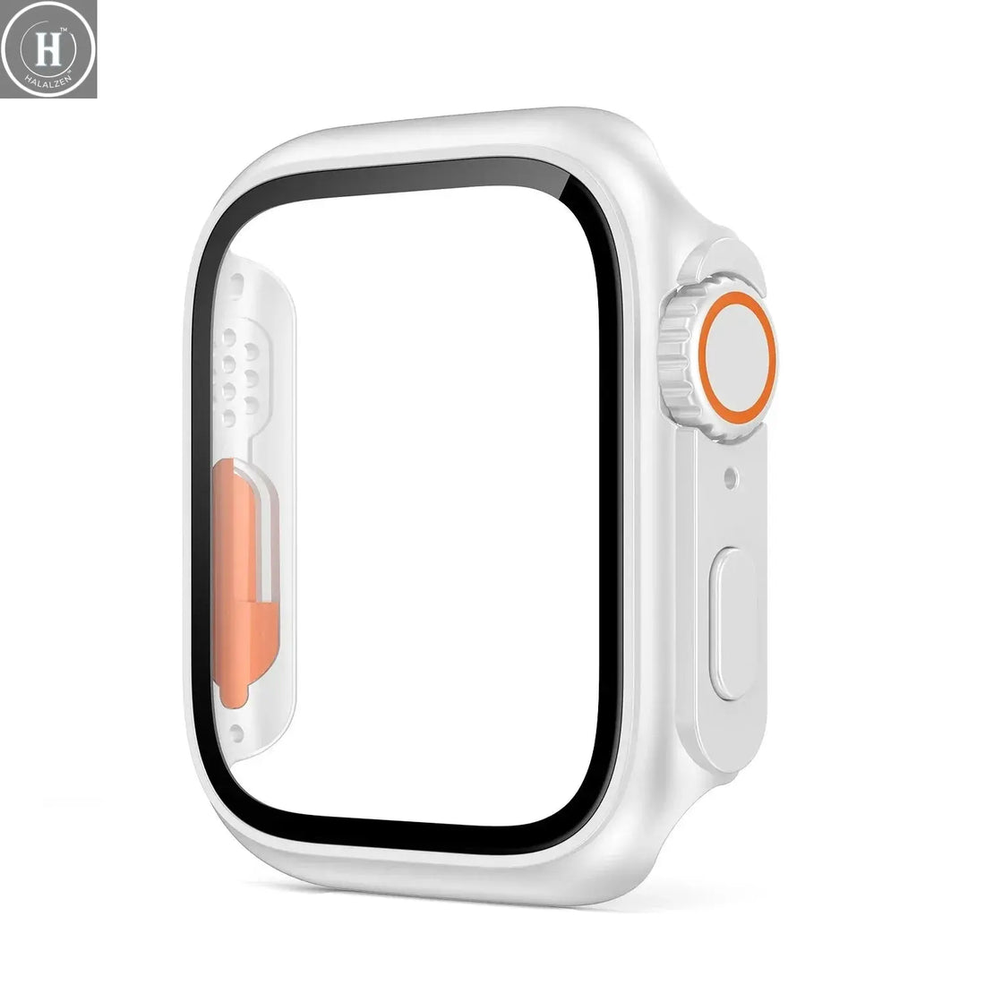 Glass+Case for Apple Watch 46mm 44mm 45mm 41mm 40mm 38mm 42mm Screen Protector Change Ultra Bumper iWatch Series 10 9 8 7 SE 6 5 HALALZEN