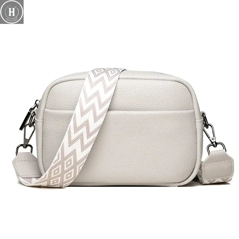 100% Genuine Leather High Quality Soft Cowhide Female Messenger Bag Sac Women Handbags Fashion Designer Brand Small Shoulder Bag HALALZEN