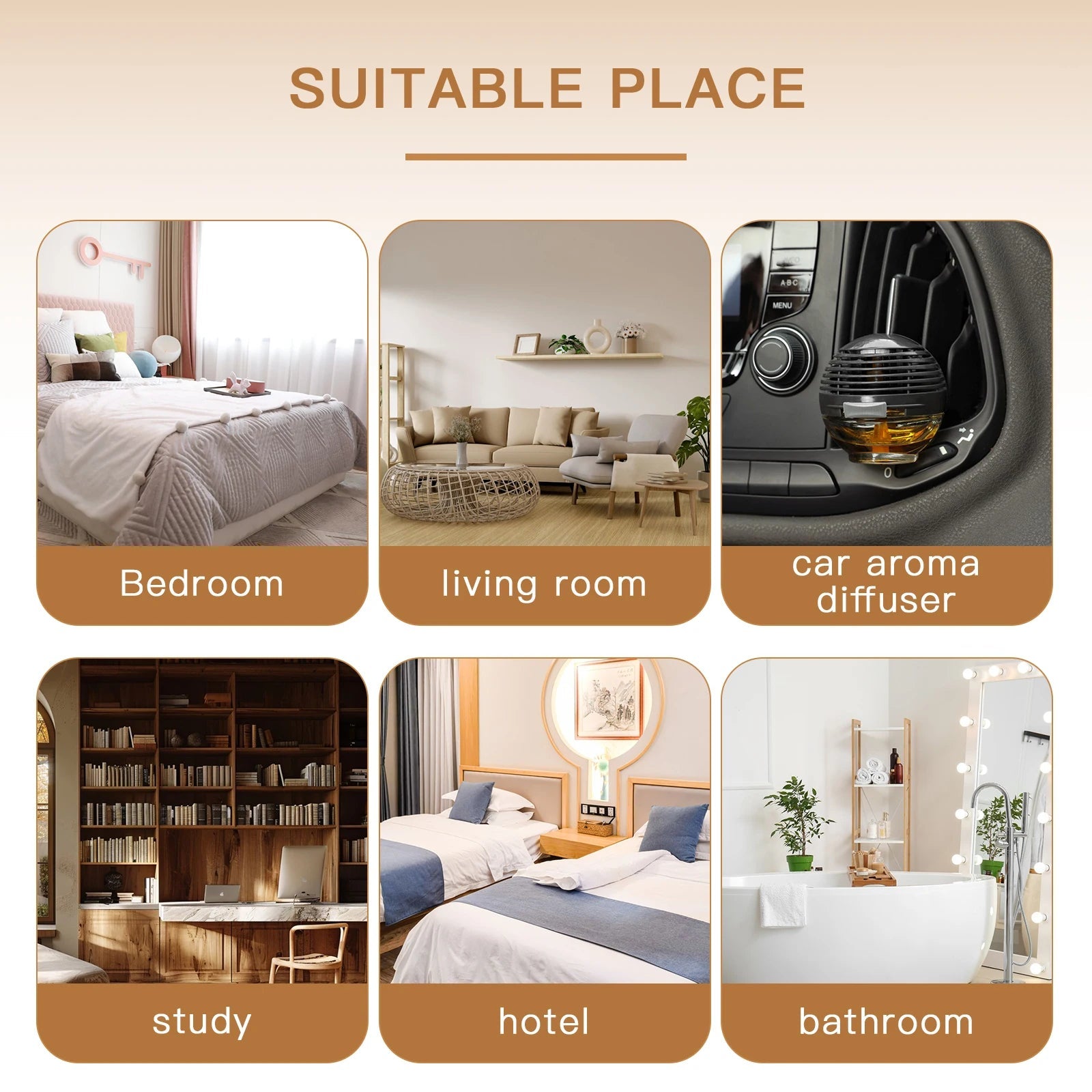 HIQILI 500mL Essential Oil, Cinnamon Peppermint Rosemary Vanilla Lavender Oil for DIY Candle& Soap Aomatherapy Diffuser Massage HALALZEN