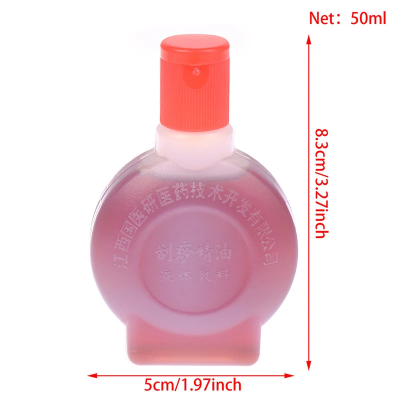 50ml Guasha Massage Oil Traditional Acupuncture Tool Health Body Skin Care Meridian Scraping And Moisturizing Massage Oil HALALZEN