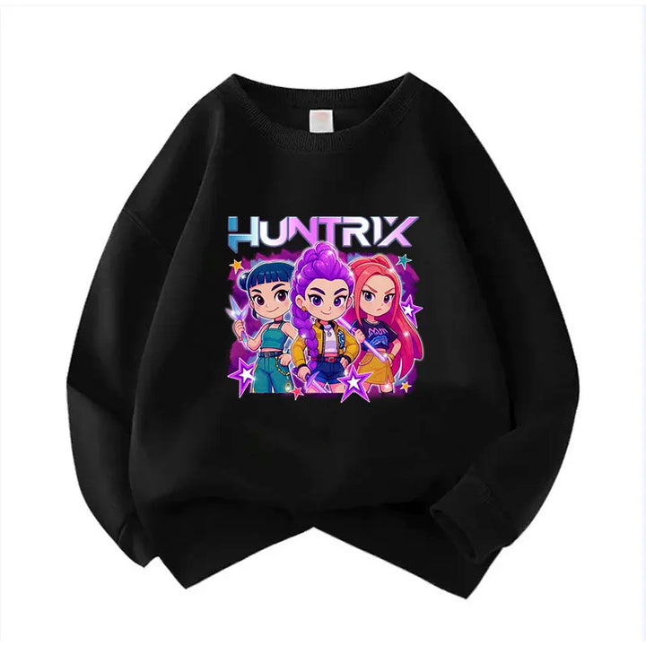 Hoodies in Movies, Kpop Devil Hunter Sweatshirts, Cute Tiger Hoodies for Boys and Girls Harajuku