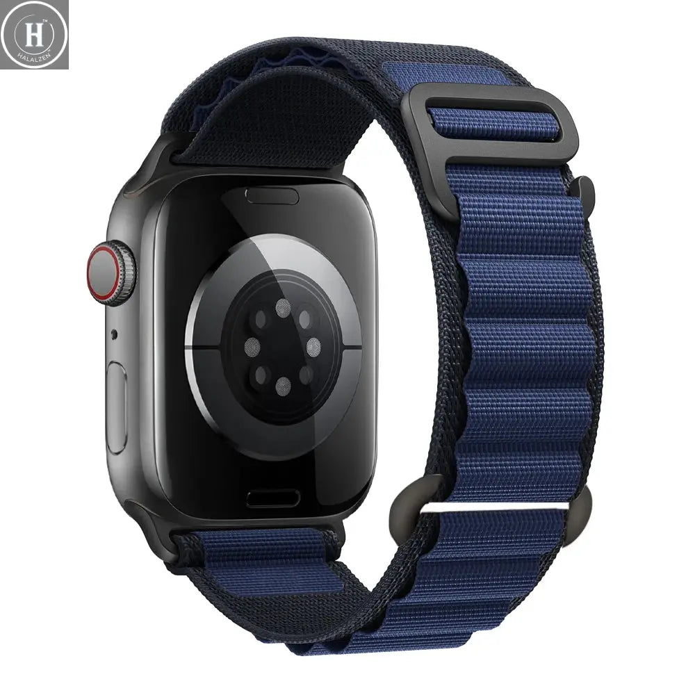 for Apple watch Straps 45mm 46mm 49mm 42mm iwatch Band 44mm 40mm Nylon Alpine bracelet correa Series 10 9 8 7 6 11 SE Ultra 2 3 HALALZEN