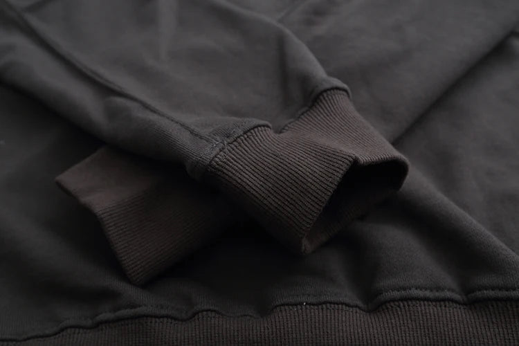 Winter CAVEMPT Hoodies Fashion Street Flower Letter Logo Print Black Hoody Oversized Casual Loose Men Women Hooded Sweatshirts