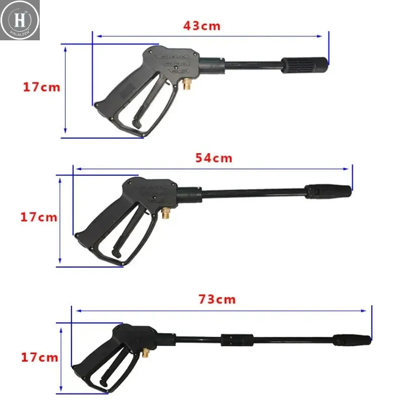 High pressure washer Water gun Car wash water gun Household water gun adjustable 8m water pipe set M14 HALALZEN