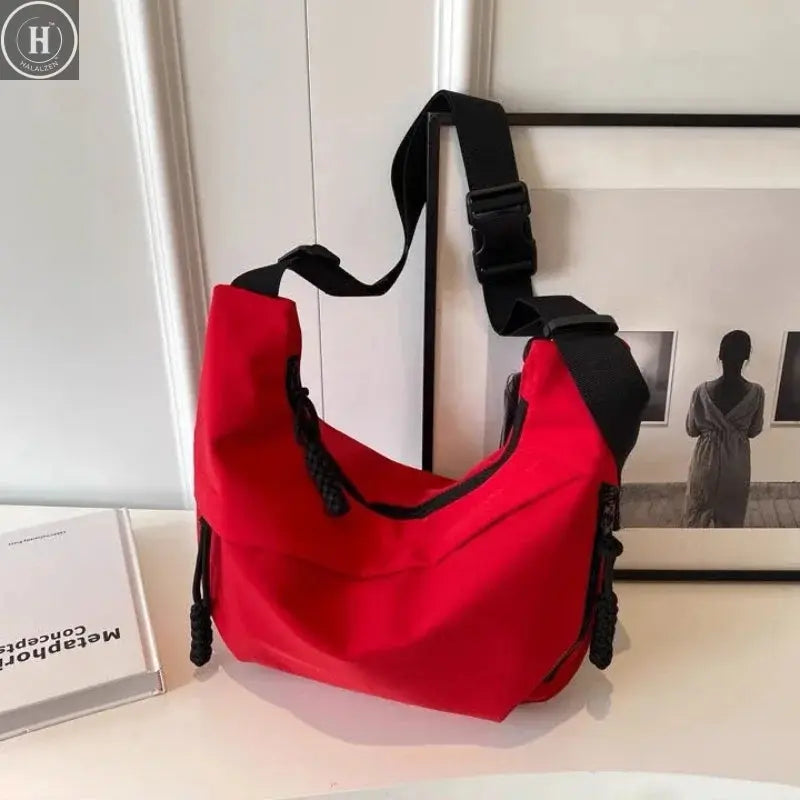 Nylon Hobos Crossbody Bags Solid Casual Zipper Women's Bags 2024 Fashion High Capacity Solid Color Single Shoulder Totes Bag HALALZEN