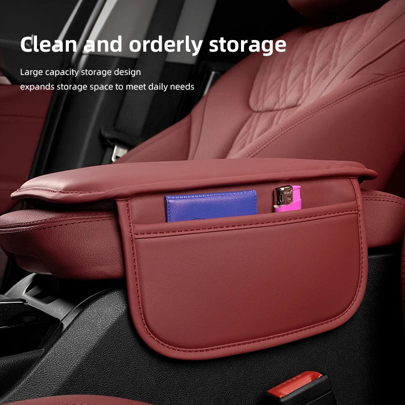 Car Armrest Box Pad Leather Auto Armrest Mat Car Accessories For Audi A1 A2 A3 A4 A5 A6 A7 A8 Q1 Q2 Q3 Q4 Q5 Q6 Q7 Q8 TT RS3 RS7