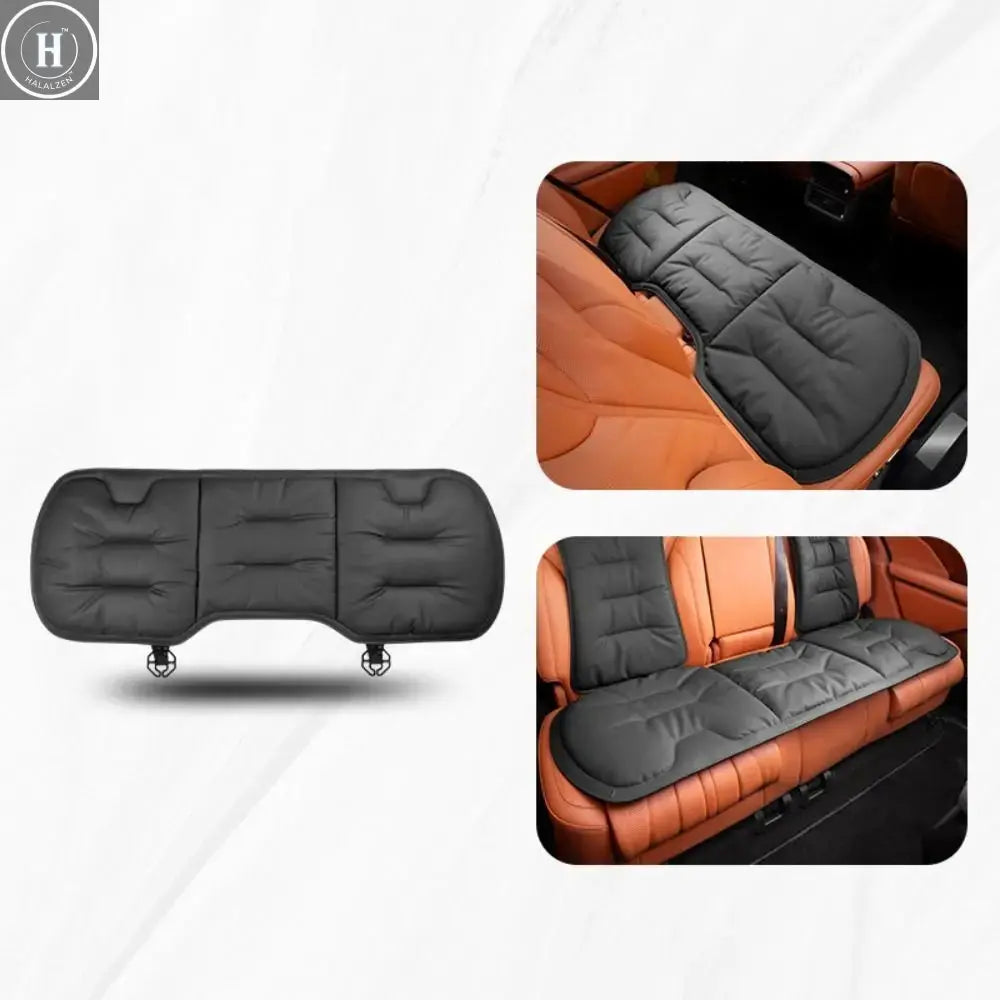 Non-slip Car Leather Cushion Soft Good Breathability Ventilated Four-season Cushion Universal Cotton Auto Seat Cushion Travel HALALZEN