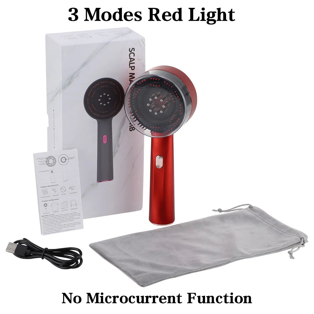 Red Light Hair Care Comb Scalp Massager