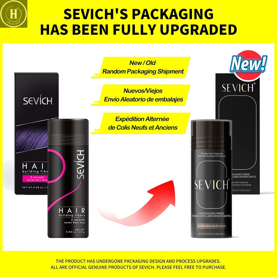 SEVICH Hair Building Fiber Set Cover Sparse Hair Or Bald Spots Hair Loss Regrowth Treatment Keratin Hair Fiber Powder Applicator HALALZEN