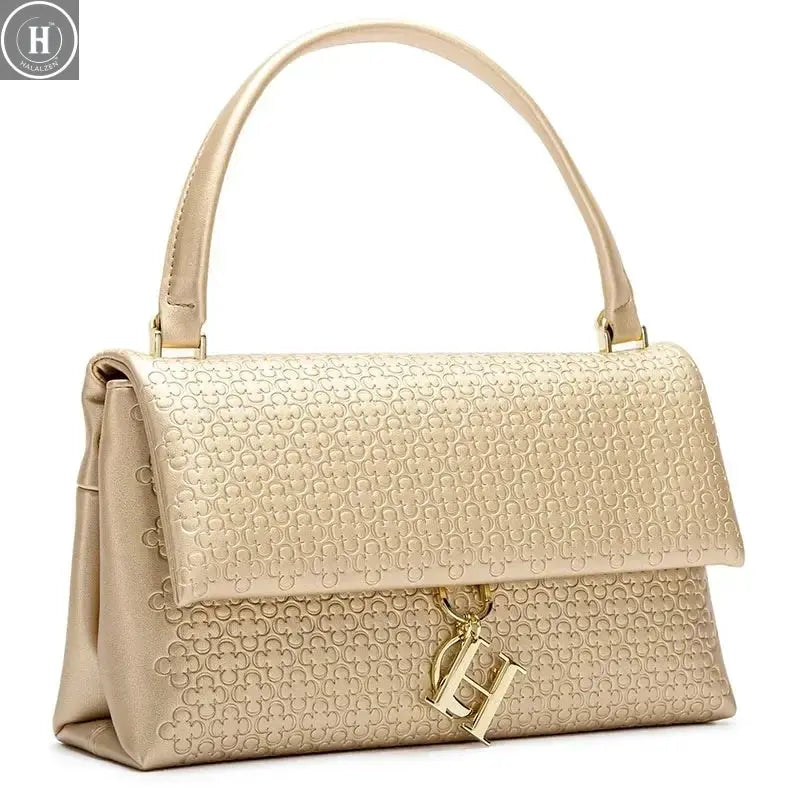 CH Women's Shoulder Bag Detachable Chain Light Luxury Underarm Bag Fashion Simple Large Capacity Solid Color Shoulder Strap HALALZEN