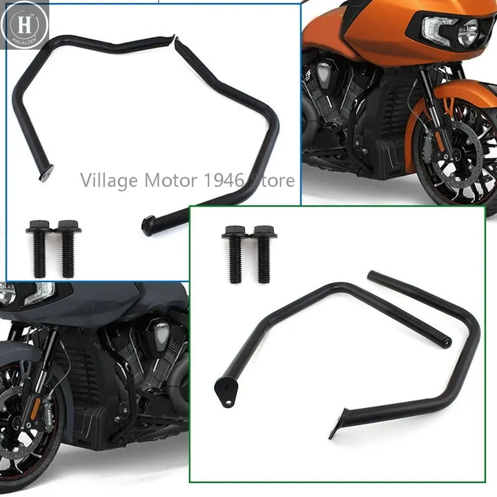 For Indian Challenger Limited Dark Horse 2020-21 Motorcycle Highway Crash Bar Engine Guard Bumper Stunt Cage Falling Protection HALALZEN