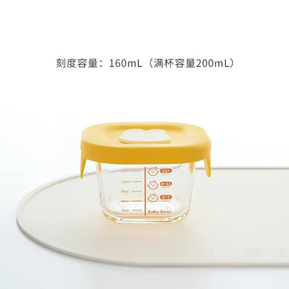 Mini Glass Bowl with Silicone Lid