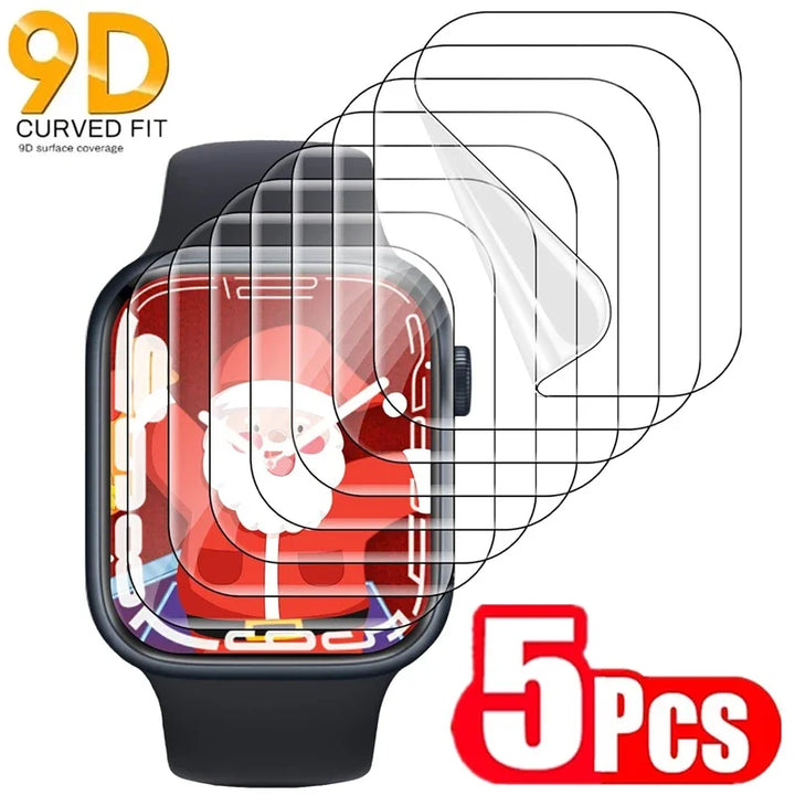 1-5PCS Hydrogel Film for Apple Watch 5 6 40MM 44MM 42MM 38MM Screen Protector Apple Watch Ultra 49MM 7 8 9 41MM 45MM 10 42/46MM