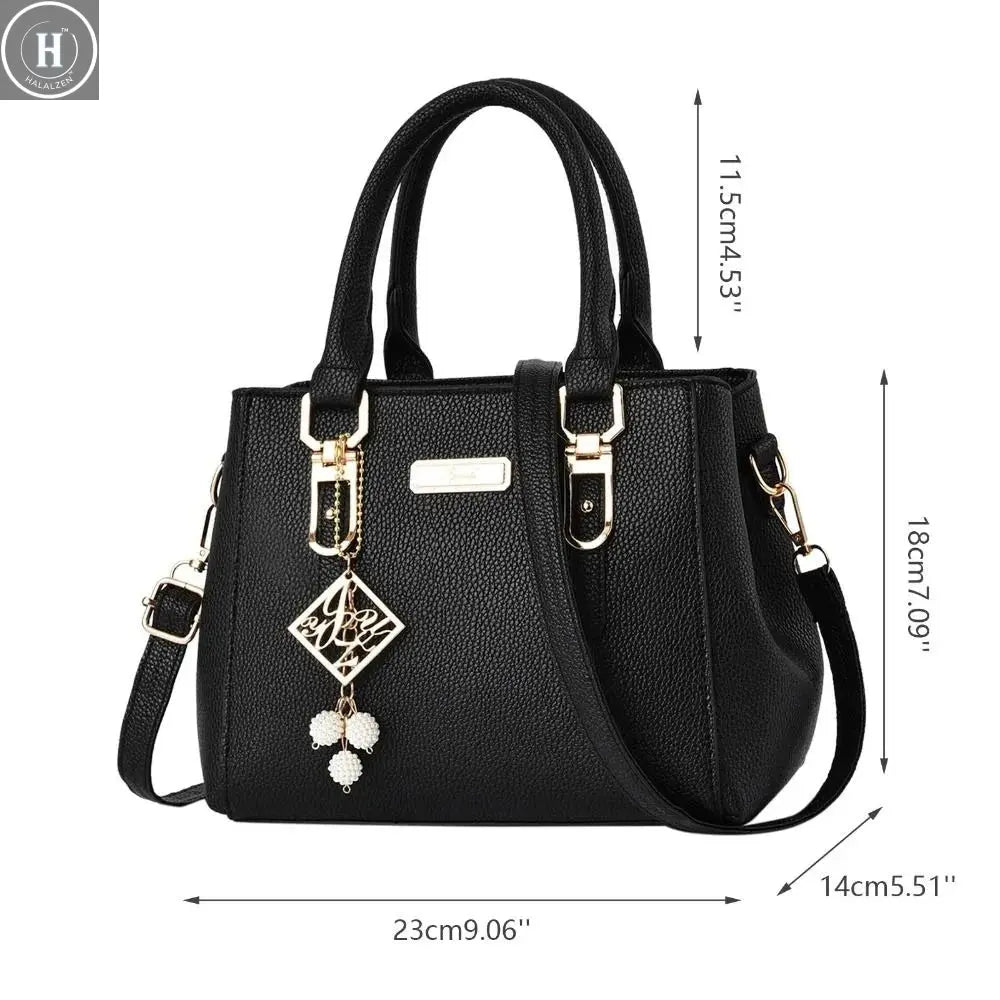 Handbags For Women Shoulder Bags Casual Leather Messenger Bag Large Capacity Handbag Women's Bags HALALZEN