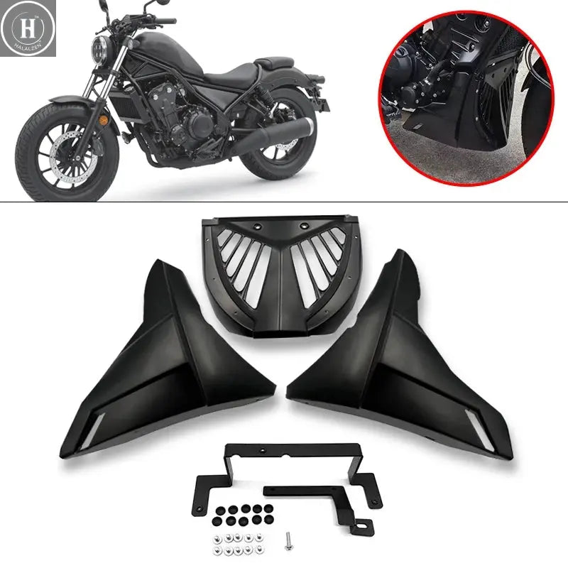 For Honda Rebel CMX-500 CMX 500 2017-2023 2024 Belly Pan Lower Engine Spoiler Fairing Guards Cover CMX500 Motorcycle Bellypan HALALZEN