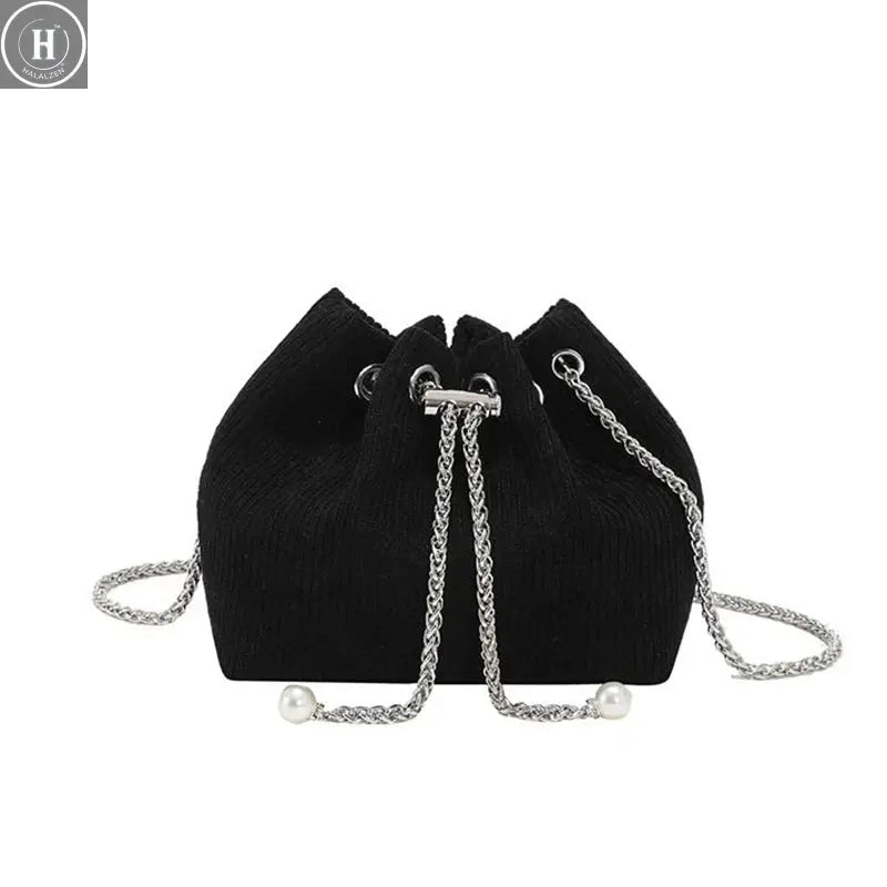 Summer women handbag new style mini bucket bag chain small shoulder bag 01-SB-mnstsr HALALZEN