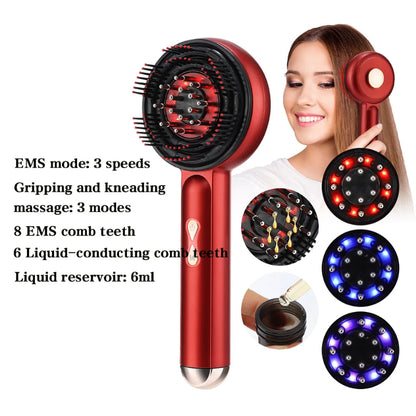 Red Light Hair Care Comb Scalp Massager