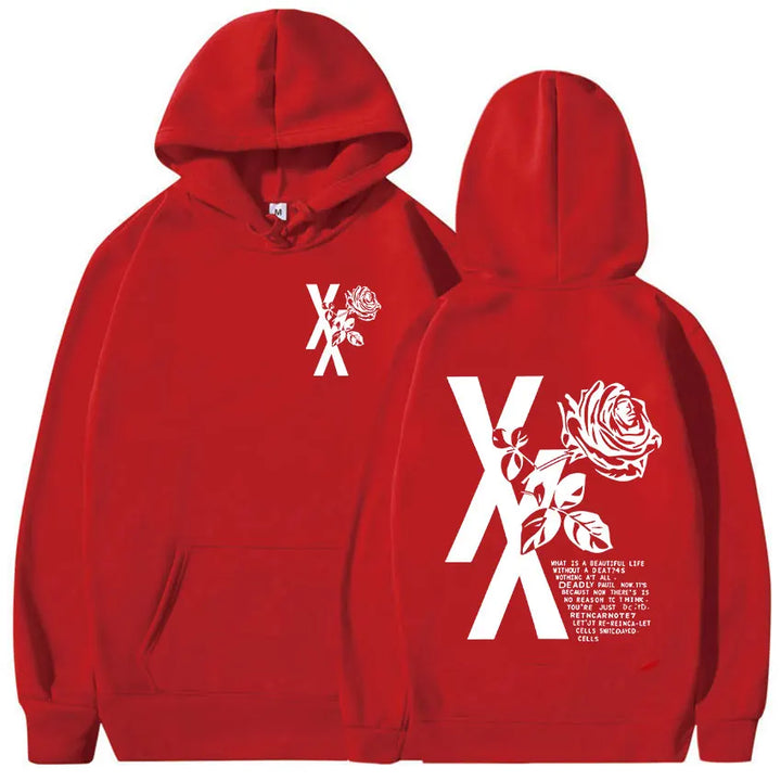 Rapper Mgk Lost Tour Print Hoodie Men Women Casual Autumn/Winter Fashion Sweatshirt Fleece Clothing Oversized Retro Hooded