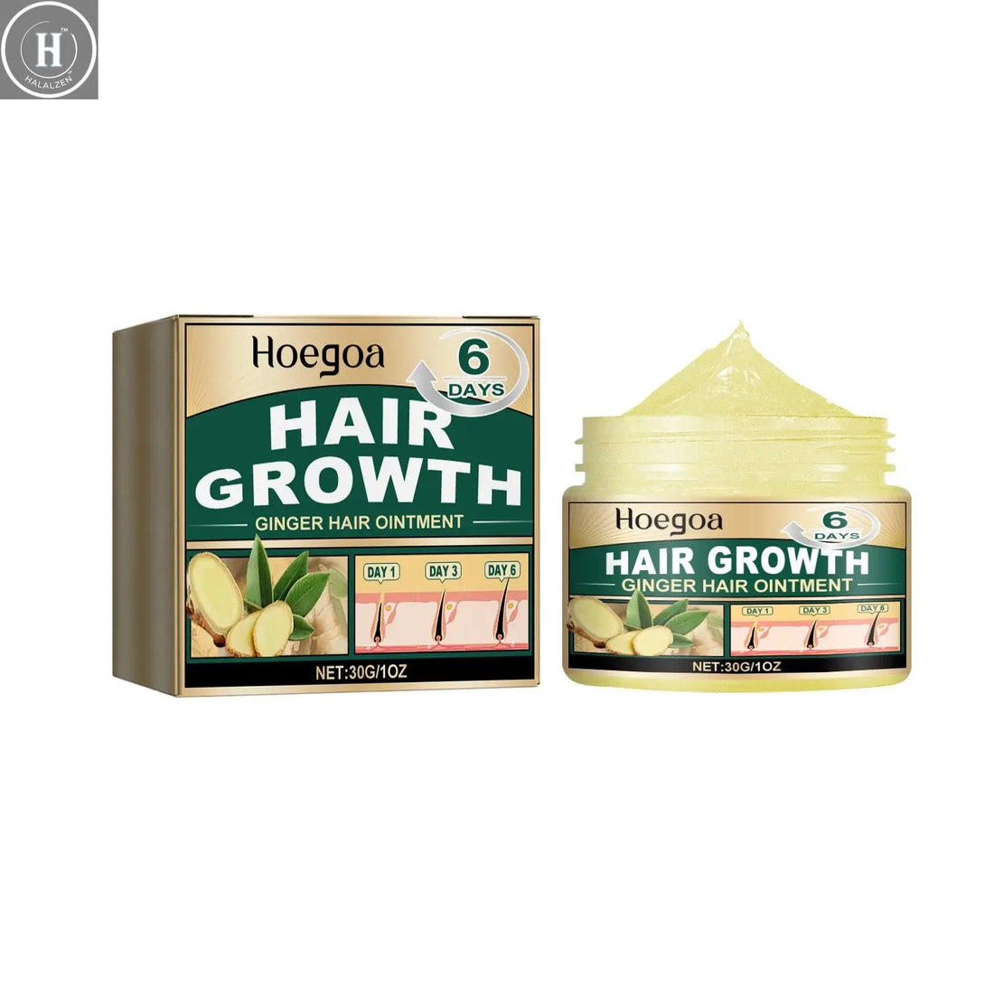 Hair Growth Cream Prevent Loss Baldness Treatment Improves Dryness Reduce Damaged Deeply Moisturizing Repairing Curls Hair Mask HALALZEN