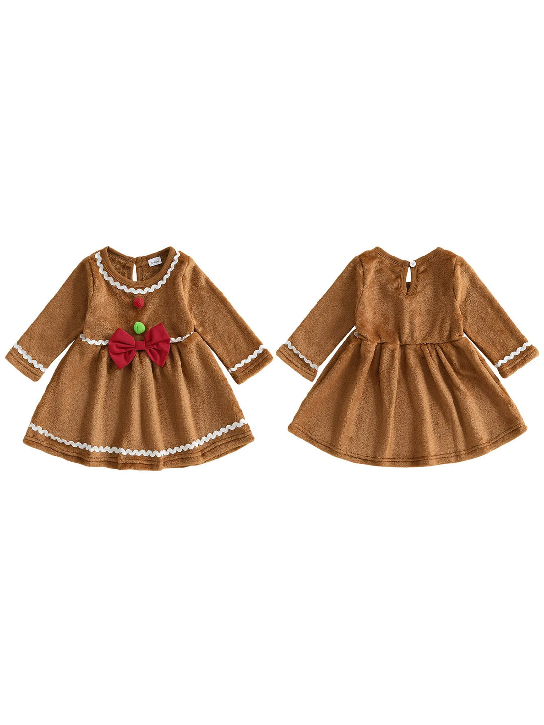 Cute Baby Boy Santa Claus Print Romper Round Neck Long Sleeves Bow Decor Christmas Jumpsuit Toddler Xmas Outfit