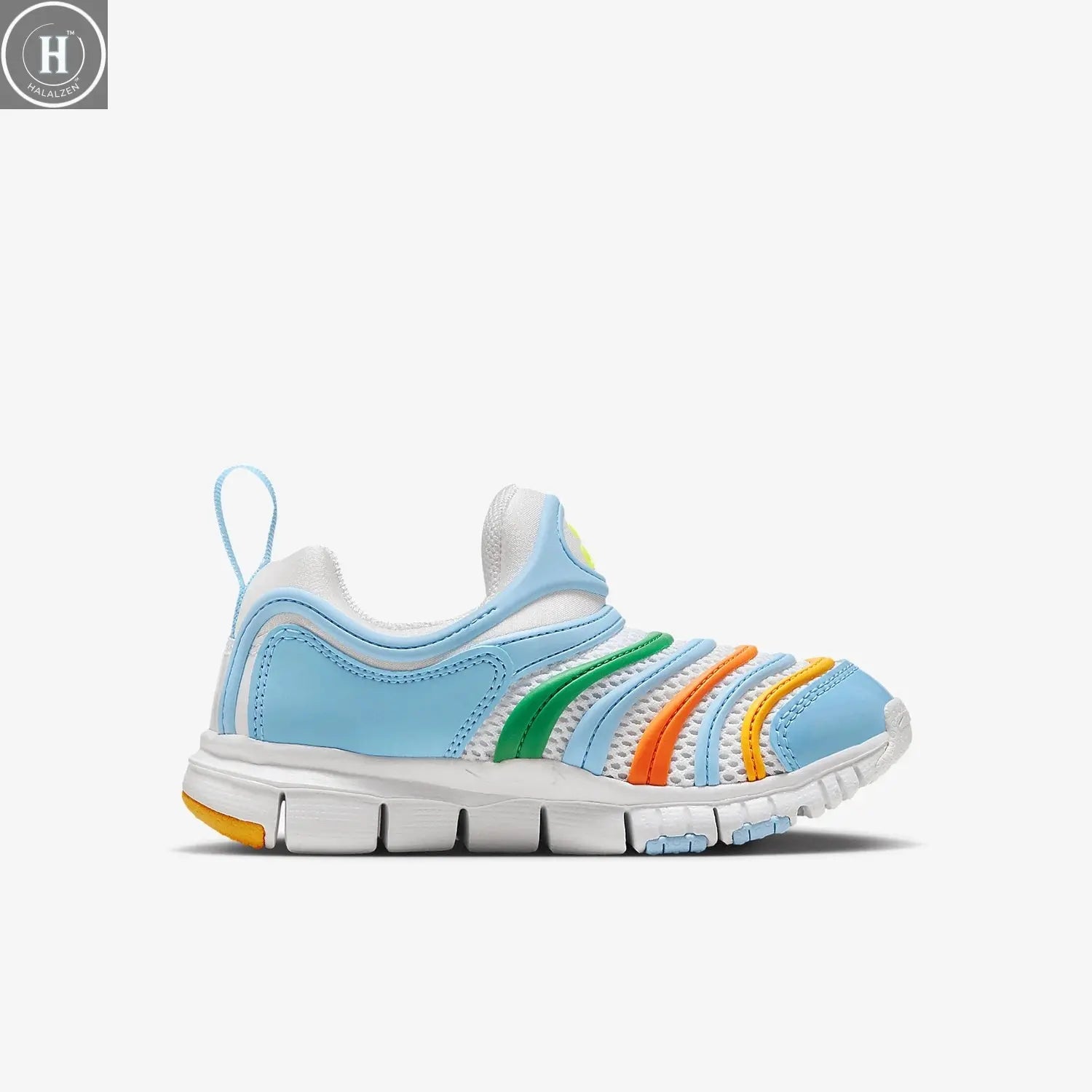 Nike Authentic Dynamo Free BR PS Small Kids' Large Mesh Sports Shoes HF5749-101 HALALZEN