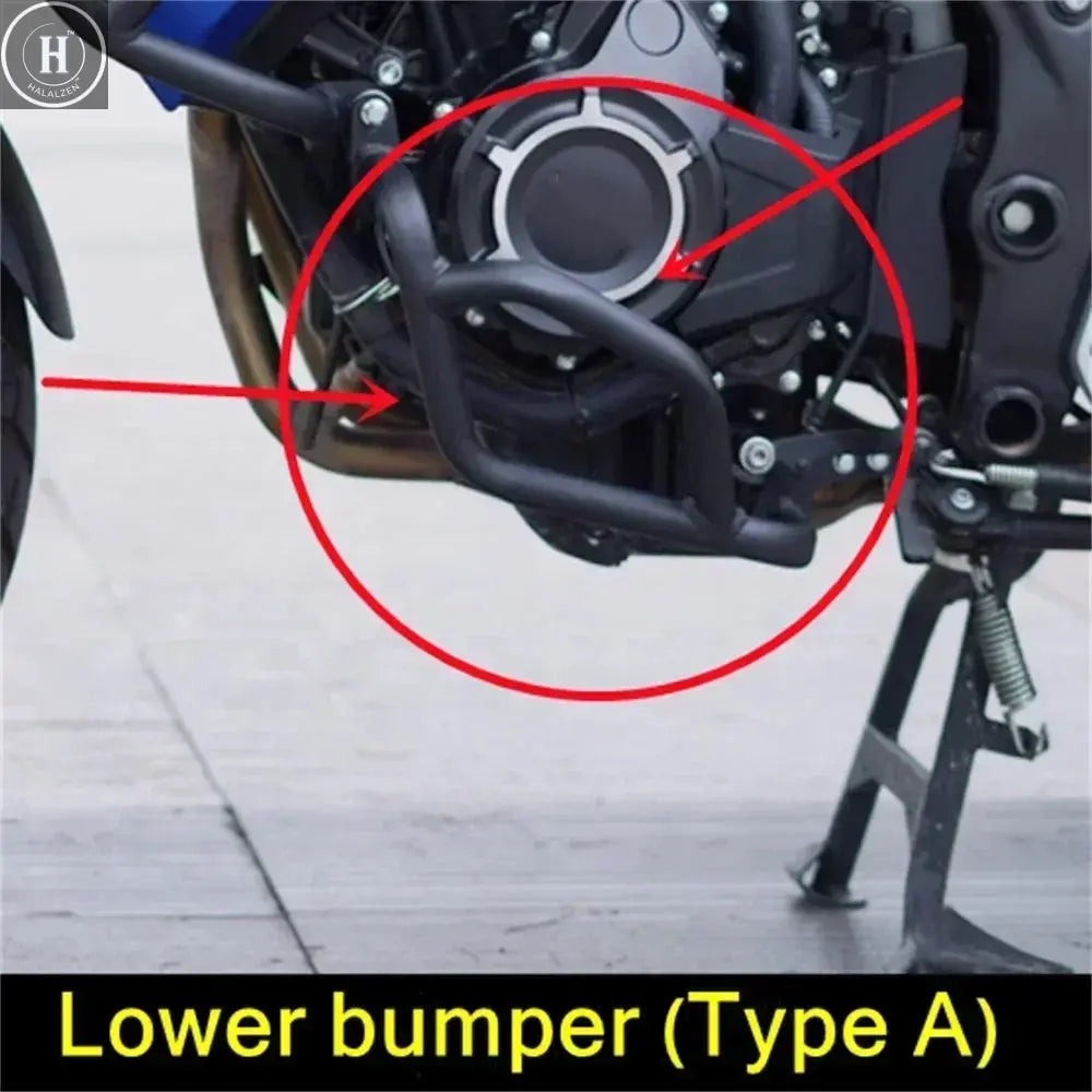 For VOGE DS525X bumper upper and lower bumpers  motorcycle modification accessories HALALZEN