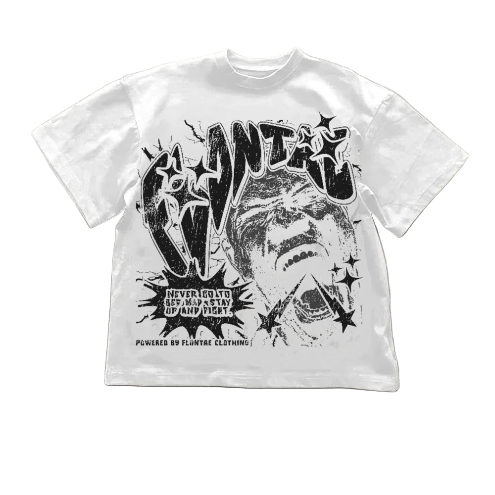 Y2k Harajuku streetwear men and women short sleeved fashion new cartoon print design shirt retro hip-hop trend oversized T-shirt