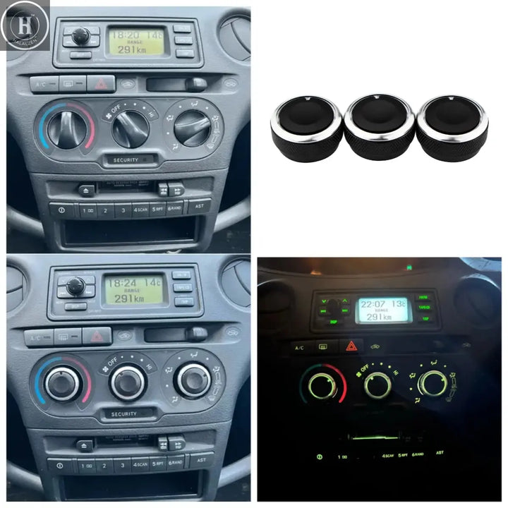 AC Switch Knob Air Conditioning Heat Control Knobs for Toyota Vios Vitz Yaris Echo 2002-2006 Tacoma Avanza Xenia 2004-2011 HALALZEN