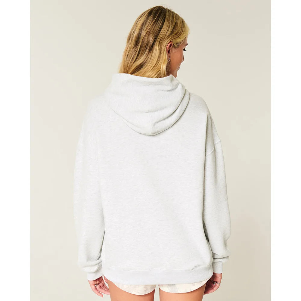 2025 Autumn New Pure Color Hoodie Sweatshirt Sport Outdoor Style Comfortable Casual Loose Fit Long Sleeve Polyester Fiber