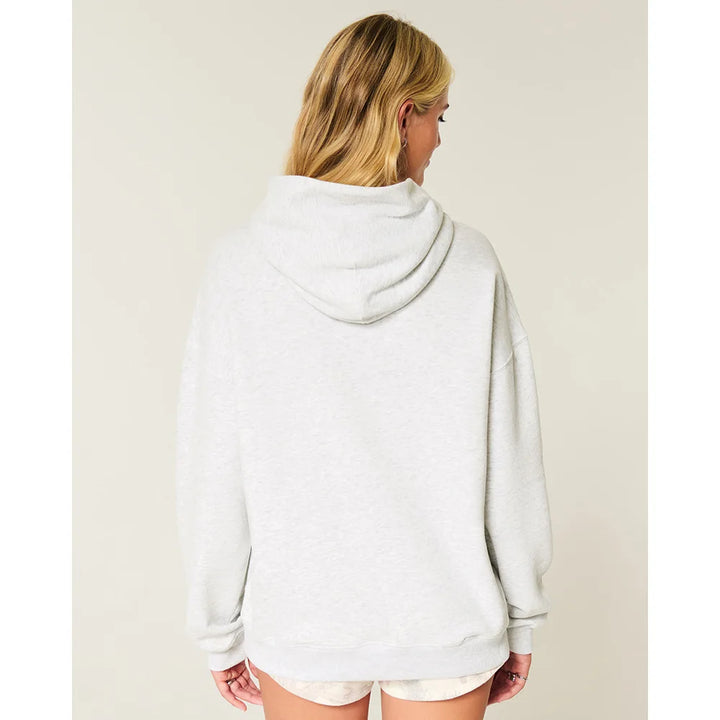 2025 Autumn New Pure Color Hoodie Sweatshirt Sport Outdoor Style Comfortable Casual Loose Fit Long Sleeve Polyester Fiber