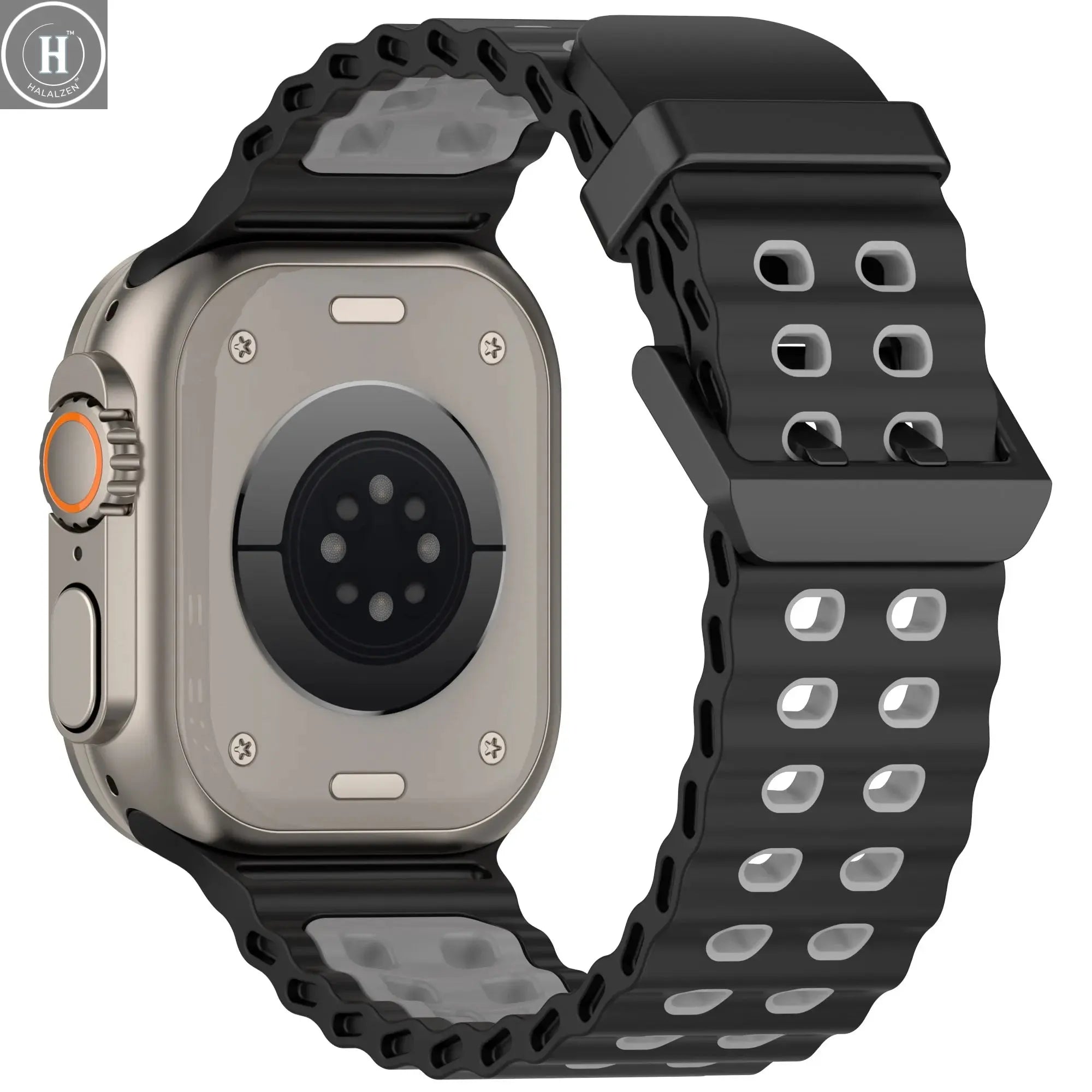 Ocean Strap For Apple Watch Band Ultra 3/2 49mm Series 11 10 46mm Sports Bracelet Wristband iWatch 9 8 7 6 5 SE 45mm 44mm Correa HALALZEN