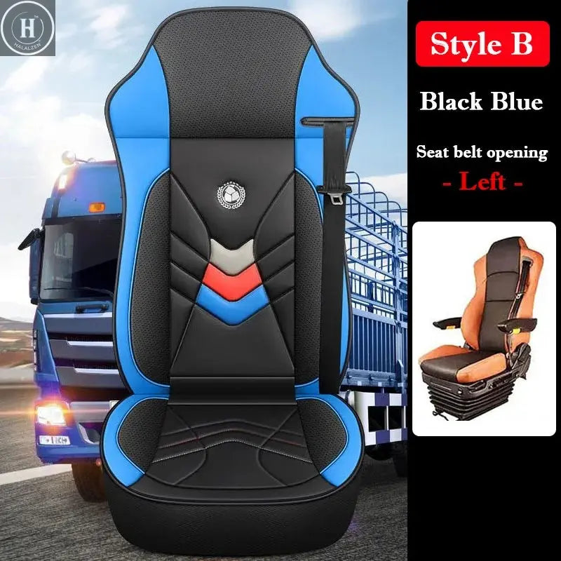 Universal Truck Lorry Bus Big Auto Seat Cushion Cover Mat For KAMAZ SCANIA IVECO ISUZU Volvo Renault Hino TATRA SANY Benz HALALZEN