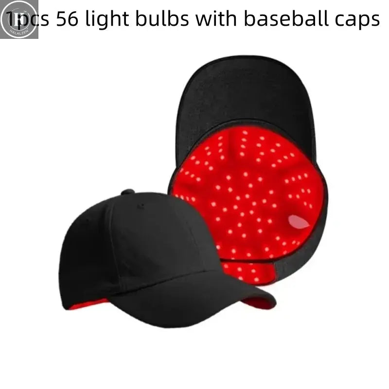 56or100 lights LED Infrared Hat Led Red Light Therapy Device Laser Treatment Machine Cap for Hair Loss Hair Regrowth Instrument HALALZEN