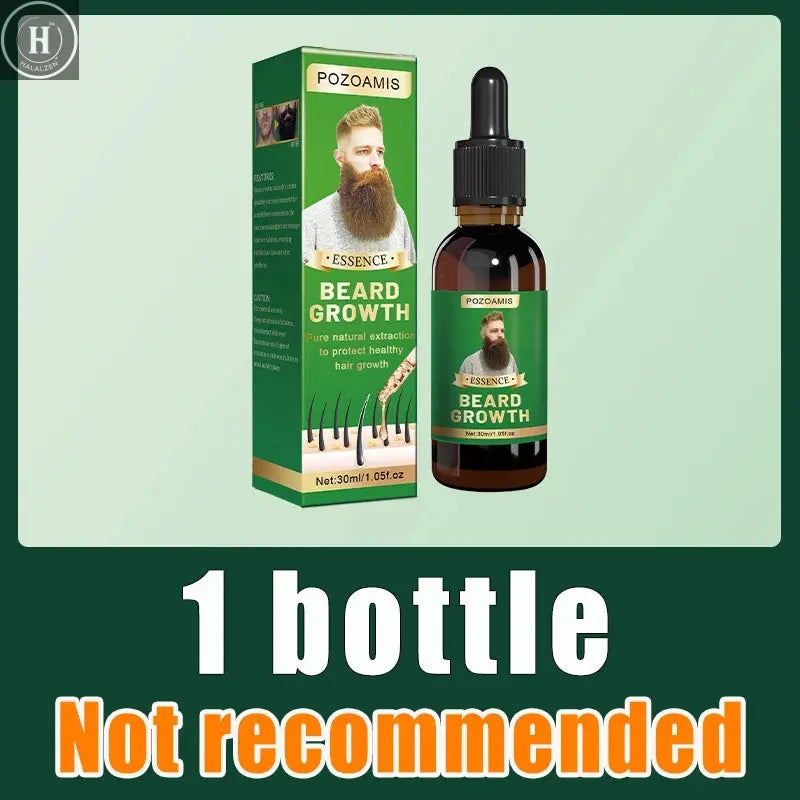 The most effective beard growth essence in 2025, grow a thick beard in 7 days. Chest hair, leg hair, beard and hair growth HALALZEN