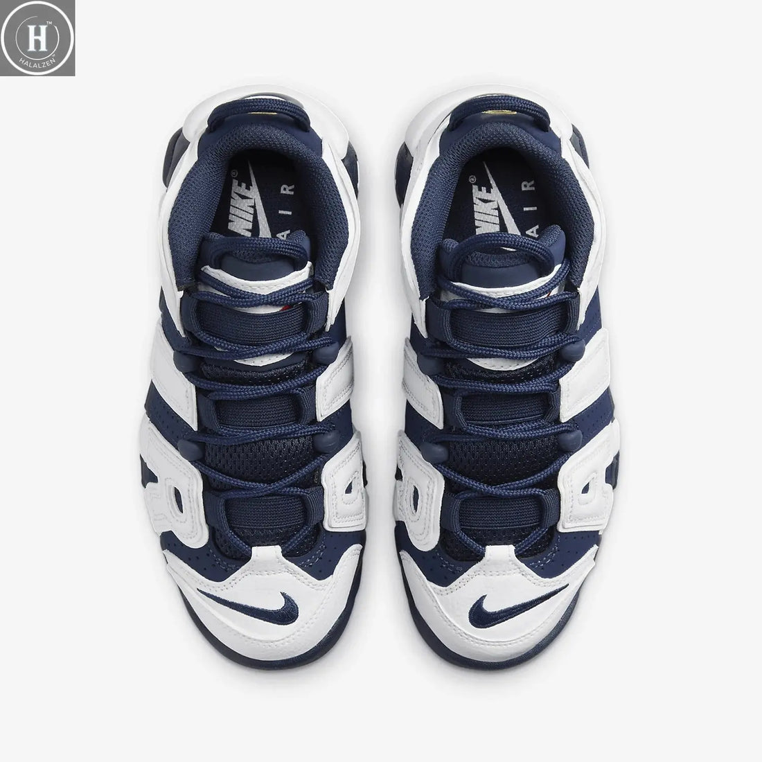 Nike genuine Air More Uptempo GS women's and children's sports shoes FV5371-100 HALALZEN