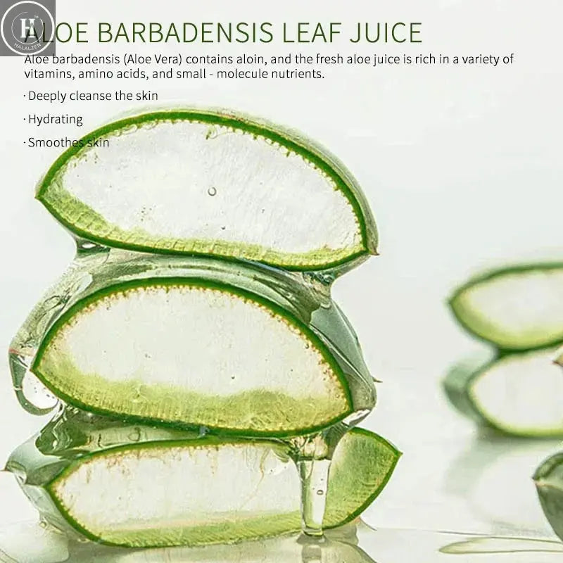 150ml Aloe Vera Cleanser Face Mousse Wash Refreshing Hydrating And Water-locking Deep Cleansing For Facial Skin Beauty Skincare HALALZEN