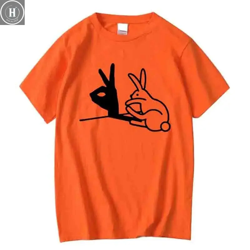 Men Fashion Casual Top Quality 100% Cotton Cool Funny Design Print Tshirt Loose Summer Men T Shirt O-neck Male Tees T-shirt Tops HALALZEN