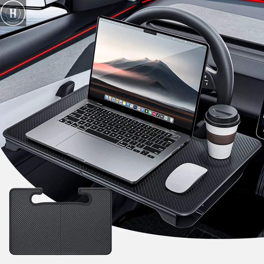 YZ For Tesla Model 3 Y Juniper Golf KiA Car Steering Wheel Table Stand Board Laptop Coffee Tray Board Seat Gap Storage Organizer HALALZEN