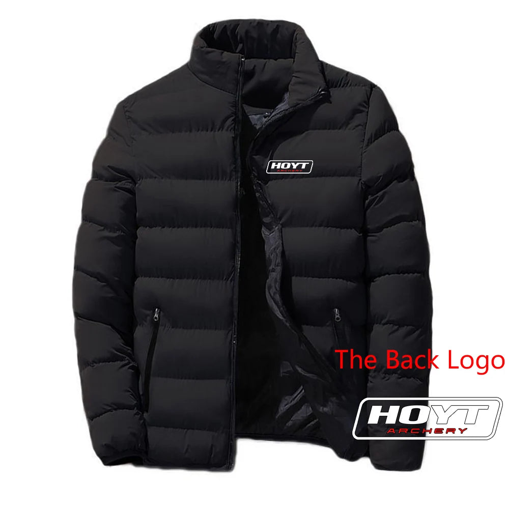 Hoyt Archery Hunting 2024 Men New Autumn And Winter Printing Warm High Quality Leisure Four-Color Cotton Jacket Hoodie Tops