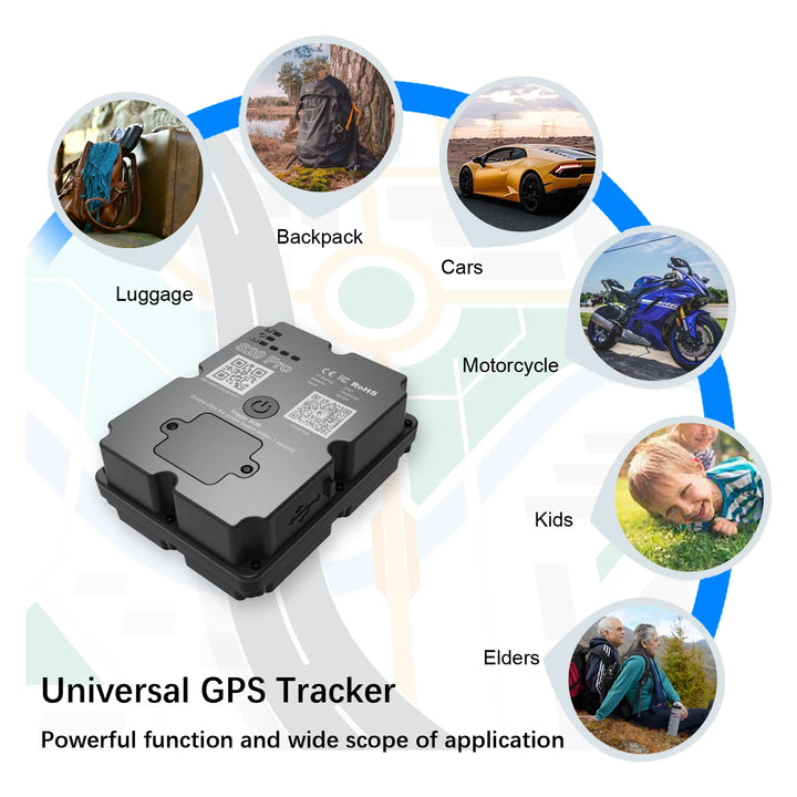 New GPS Tracker for Cars, Luggage, Motorcycles, 4G Magnet, 30 Day GPS Tracker, 4G