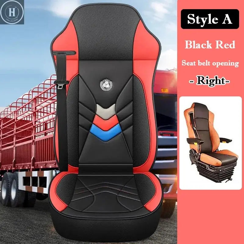 Universal Truck Lorry Bus Big Auto Seat Cushion Cover Mat For KAMAZ SCANIA IVECO ISUZU Volvo Renault Hino TATRA SANY Benz HALALZEN