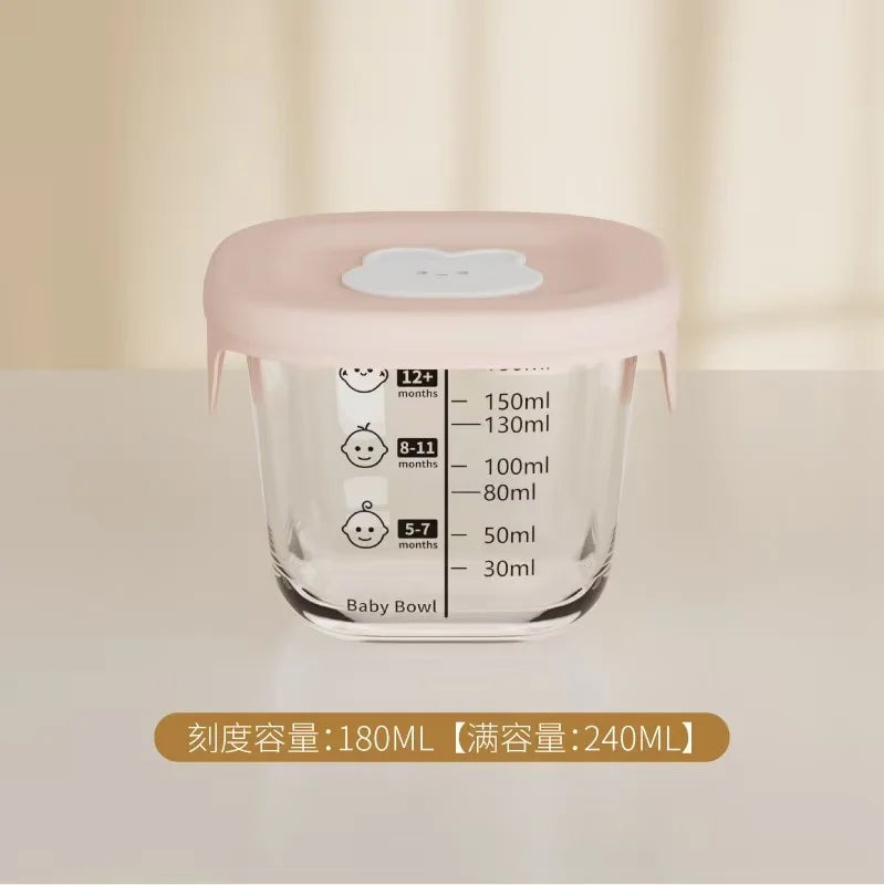 Mini Glass Bowl with Silicone Lid