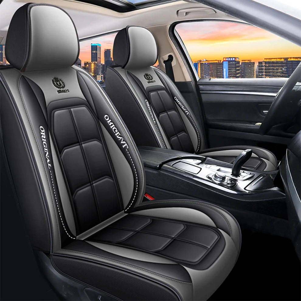 Universal Pu Leather Car Seat Cover for Most Car Models Auto Accessories Interior Details