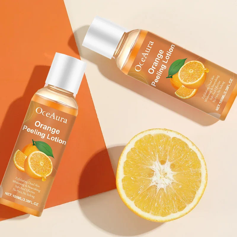 Orange Peeling Body Lotion Gentle Exfoliation Gel Lotion Peeling Oil Tearable Ramen Wax Orange Peeling Lotion Wholesale HALALZEN