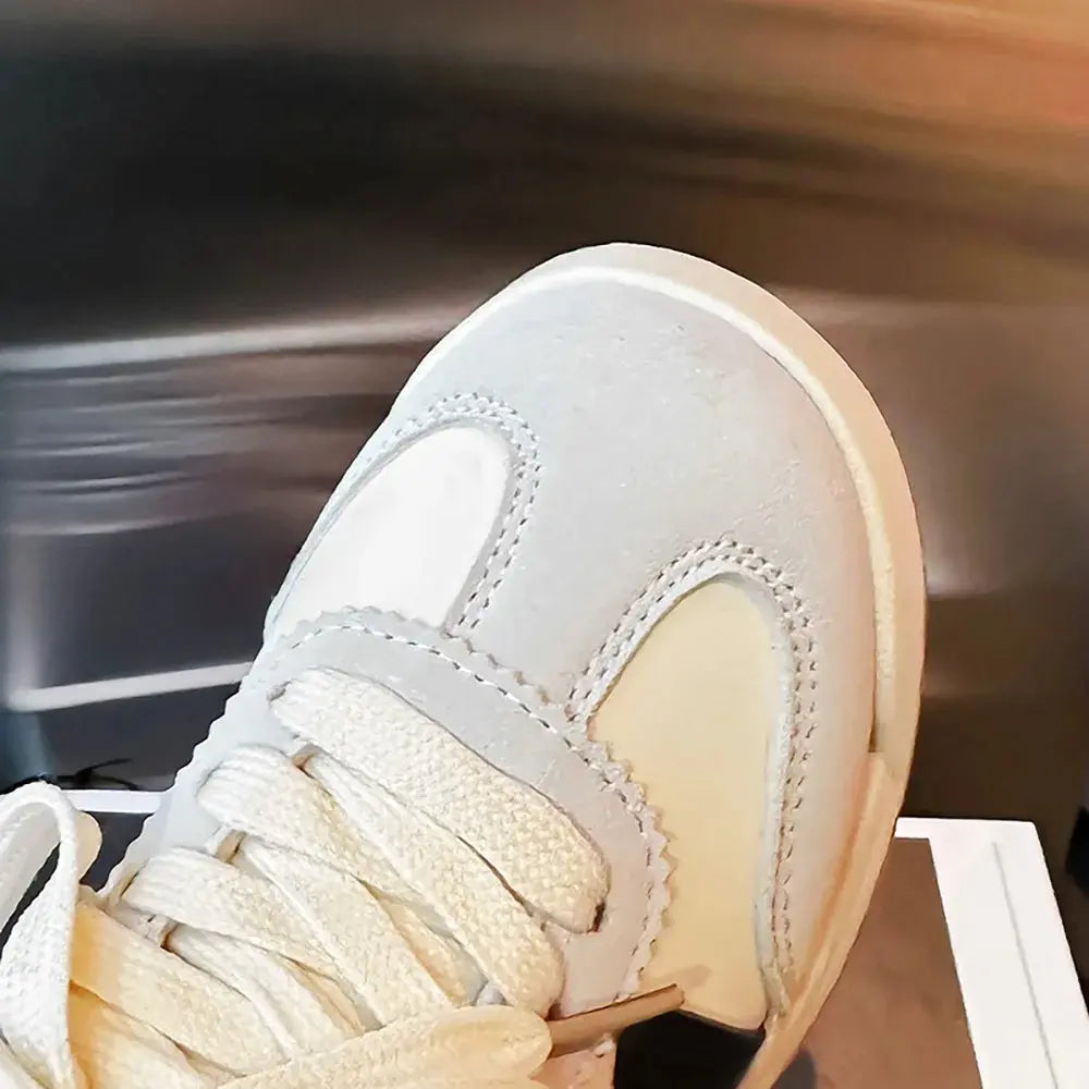 Spring Running Shoes For Children PU Leather Waterproof Kid's Tennis Shoes Anti-slippery Teenager Boy's Girl's Sneakers HALALZEN