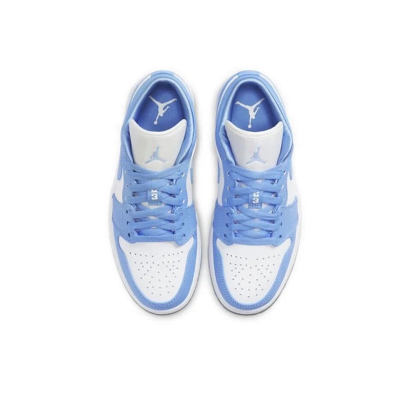 Original Air Jordan 1 Low "Wolf Grey" For Women's and Men's Unisex Trend Retro Low-Top Retro Classic Basketball Shoes