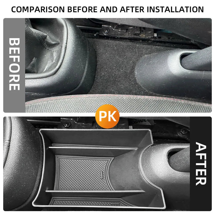 For Volkswagen VW UP 2013-2021 Car Center Console Armrest Storage Box Car Organizer Stowing Container Interior Accessories