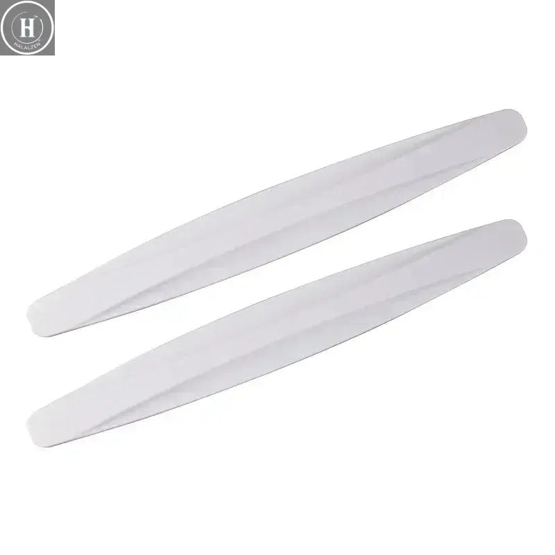 2Pcs Universal Anti-Collision Protector Stickers Car Front Rear Corner Bumper Guard Anti-Scratch Strips Sticker Car Accessories HALALZEN