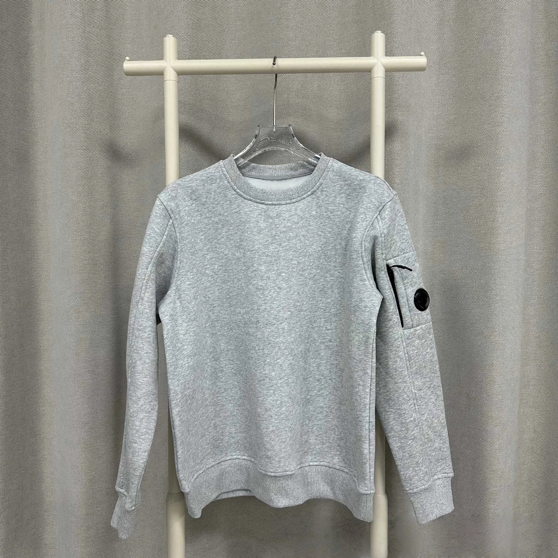 Round neck hoodie for men CP couple round lens cover casual hoodie new autumn and winter top Y2K style